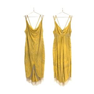 ASOS Plus Size 16: Gypsy Beaded Boho Citrine Dress